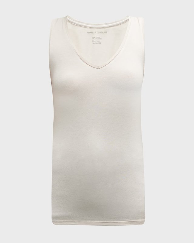 Soft-Touch V-Neck Tank